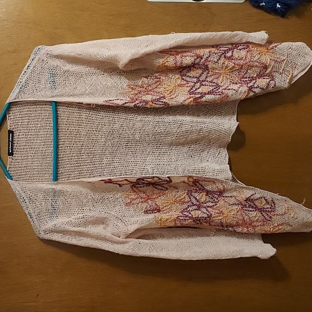 Michael Simon linen sweater